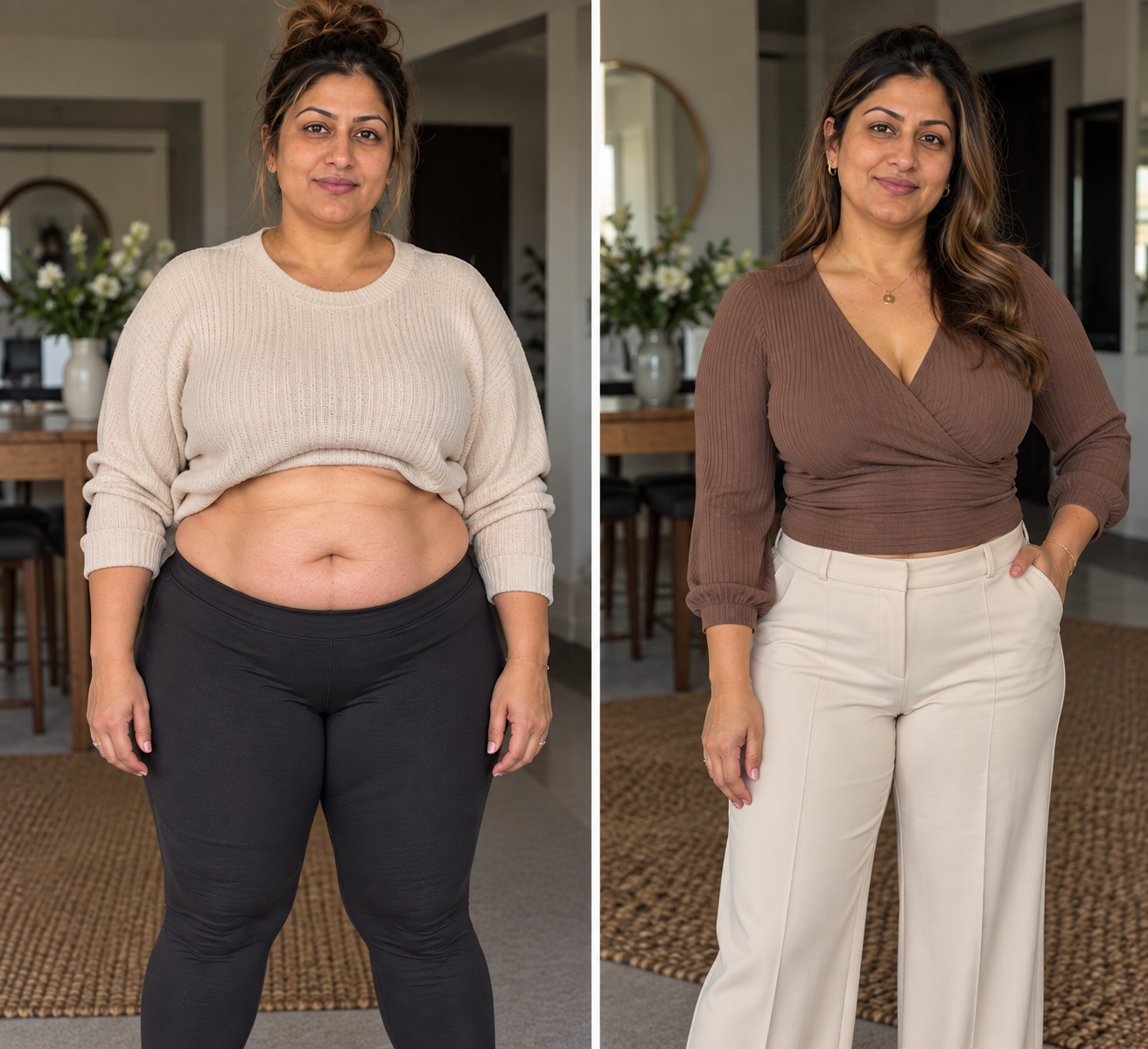 Aisha M.'s before-and-after photos