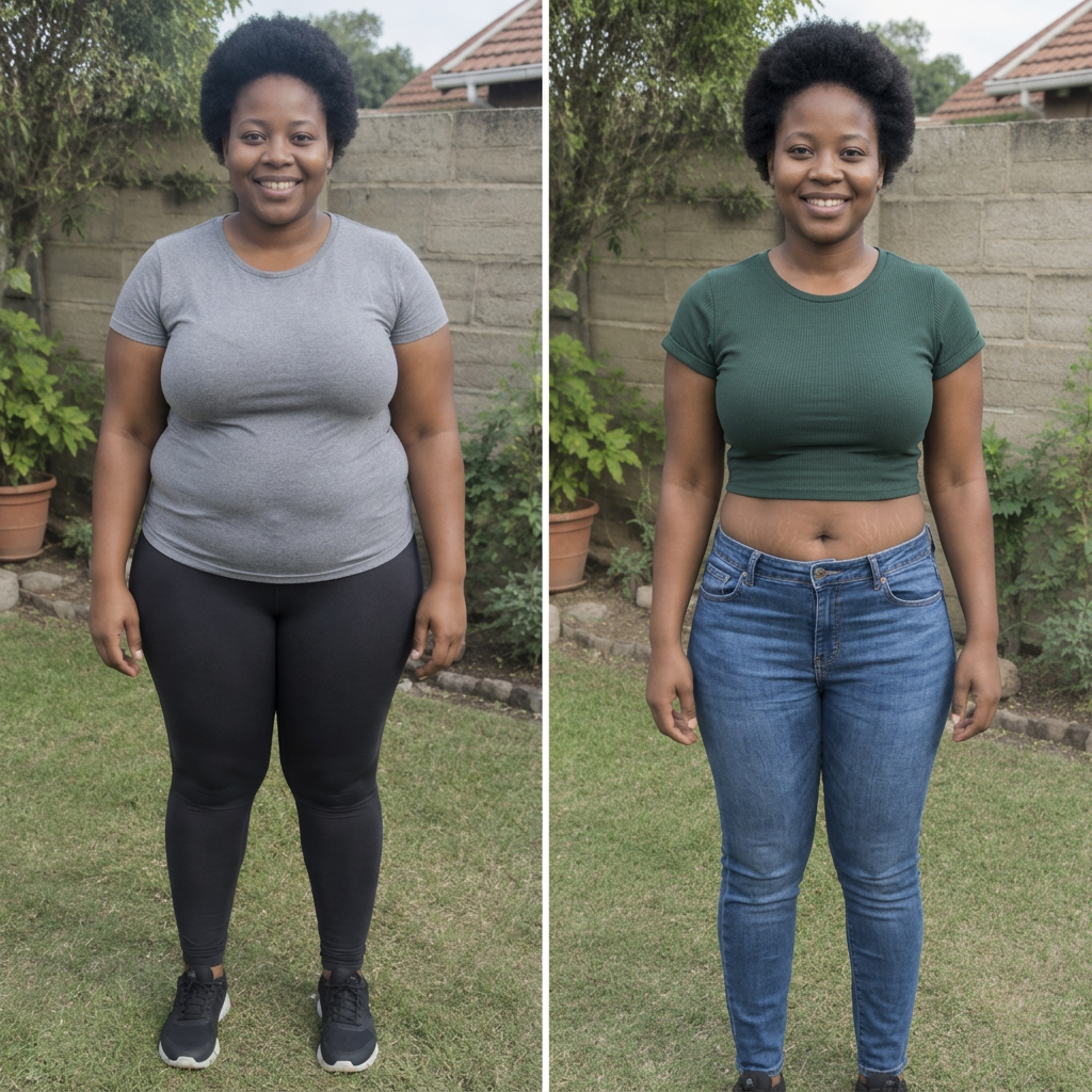 Lerato M.'s before-and-after photos