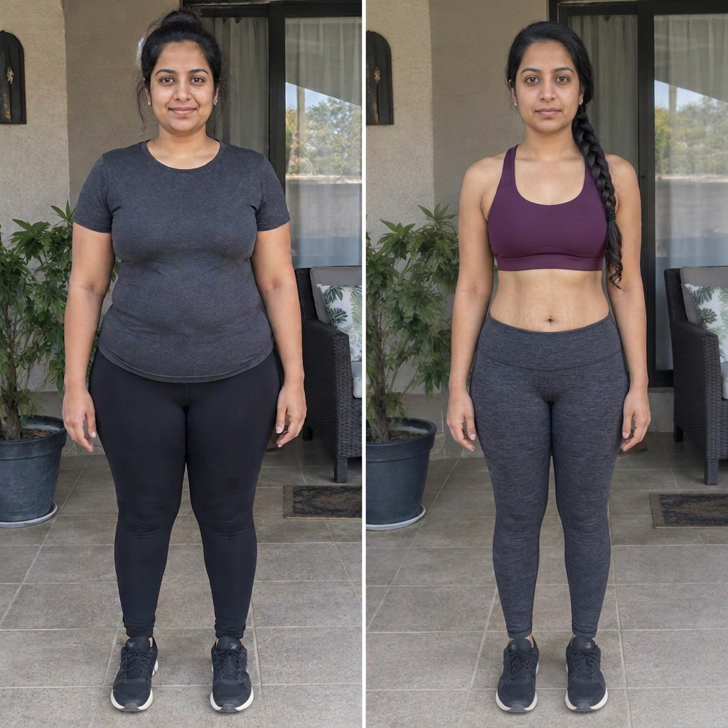 Priya N.'s before-and-after photos